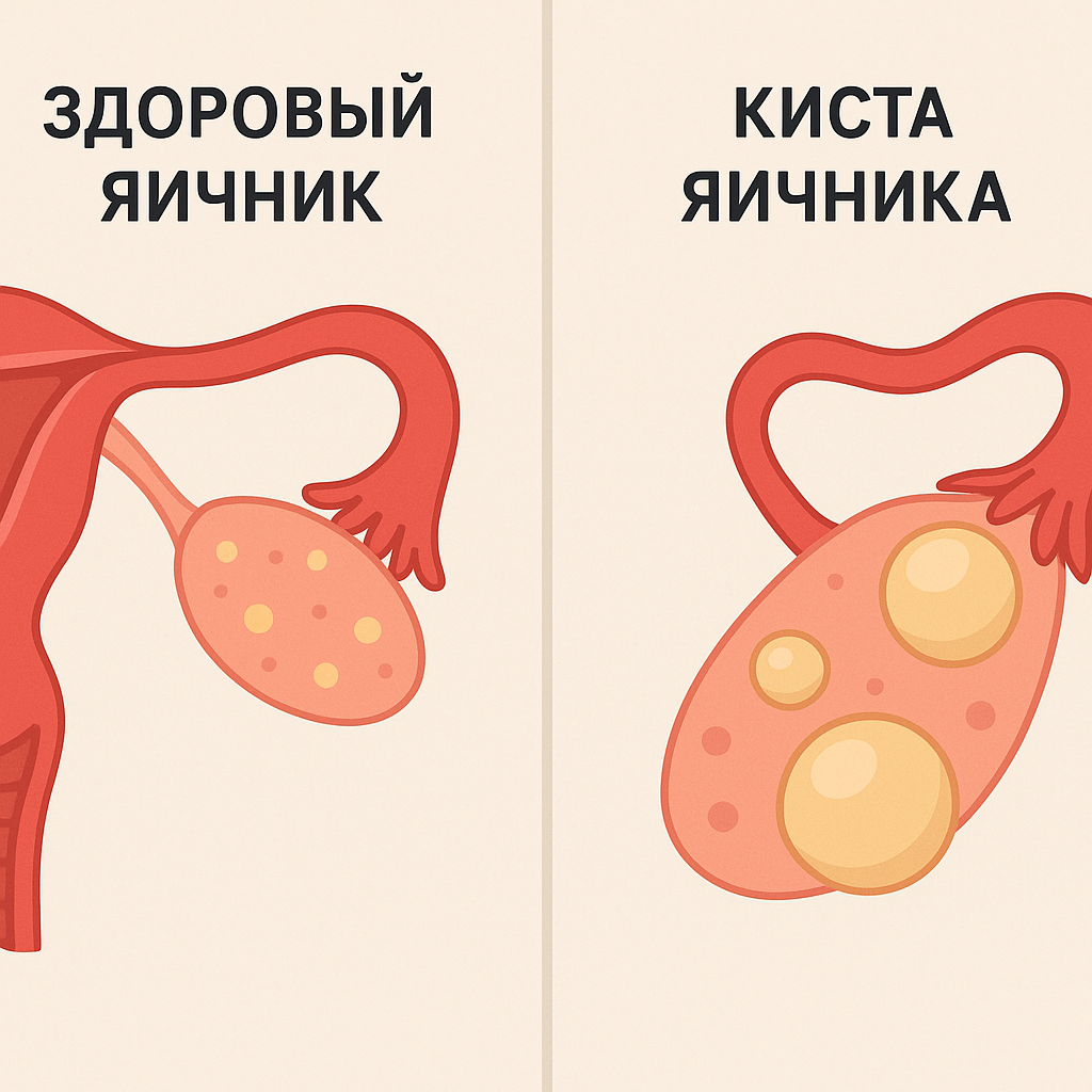 Кисты яичников