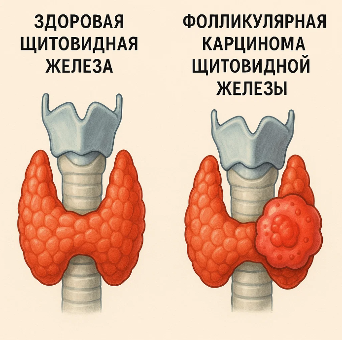 Рак щитовидной железы (Фолликулярная карцинома щитовидной железы)