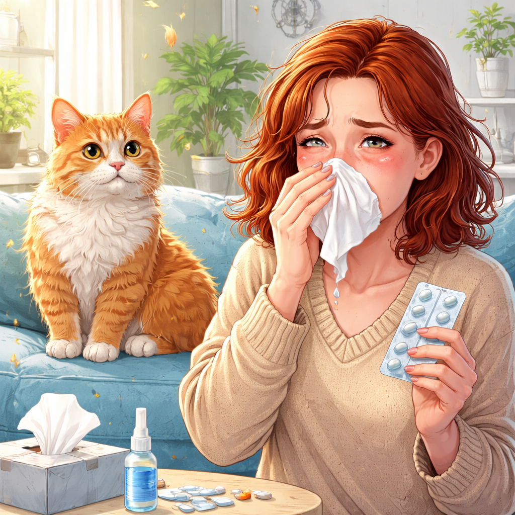 Аллергия на кошку